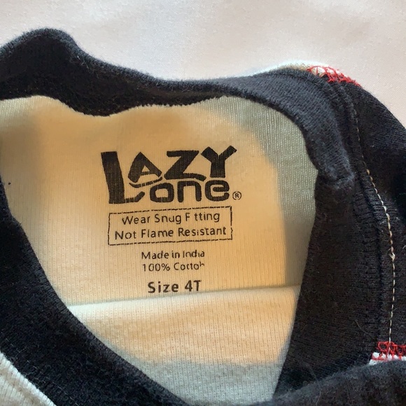 LazyOne Unisex Size 4T “Moose Plaid” Kid Pajamas - Picture 6 of 6